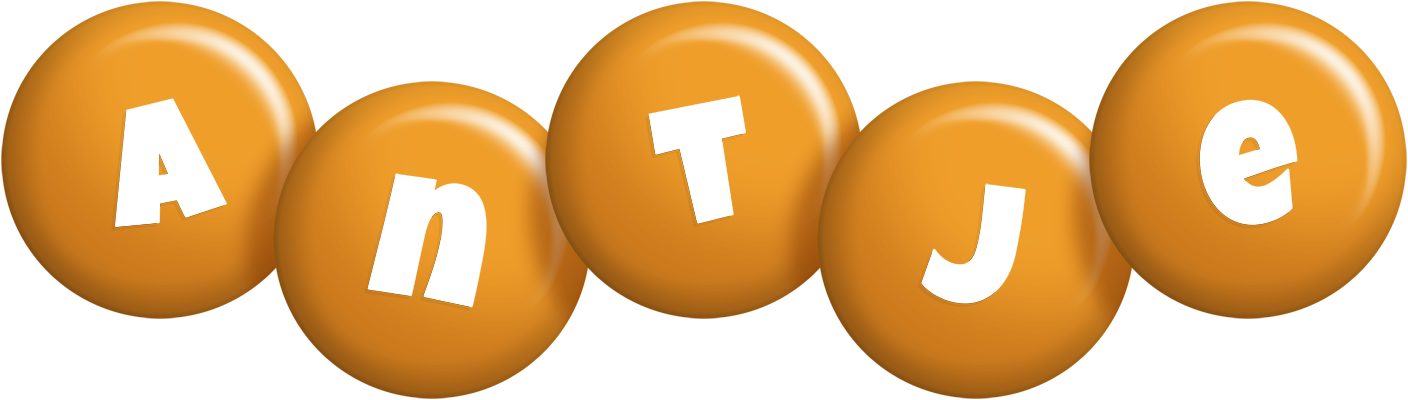 Antje candy-orange logo