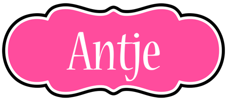 Antje invitation logo