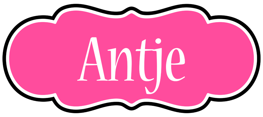 Antje invitation logo