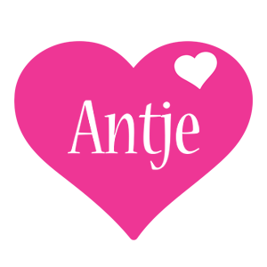 Antje love-heart logo