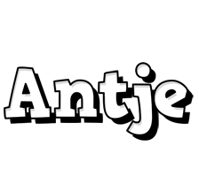 Antje snowing logo