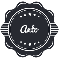 Anto badge logo