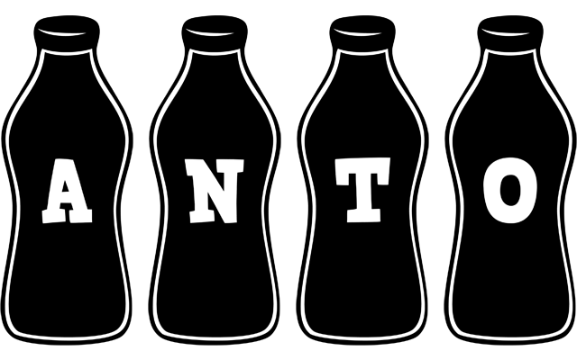 Anto bottle logo