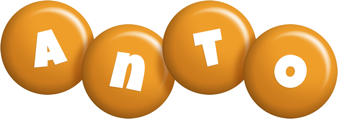 Anto candy-orange logo