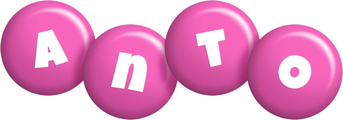 Anto candy-pink logo