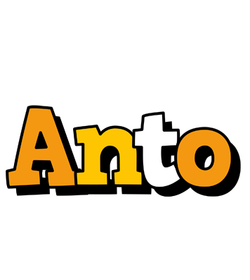 Anto cartoon logo
