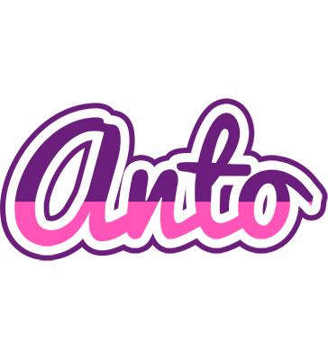 Anto cheerful logo