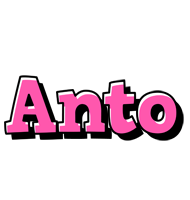 Anto girlish logo