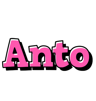 Anto girlish logo