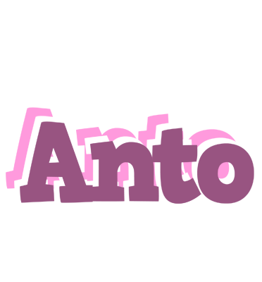 Anto relaxing logo