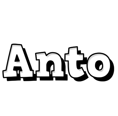Anto snowing logo