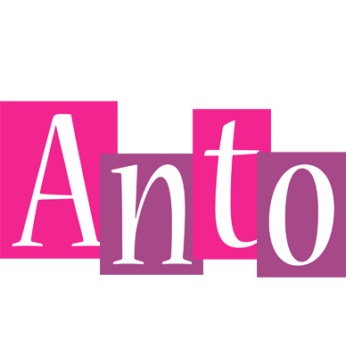 Anto whine logo