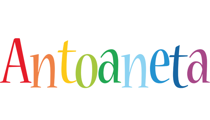 Antoaneta birthday logo