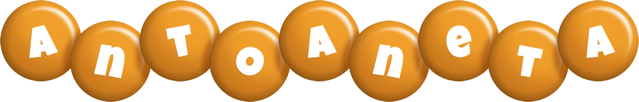 Antoaneta candy-orange logo