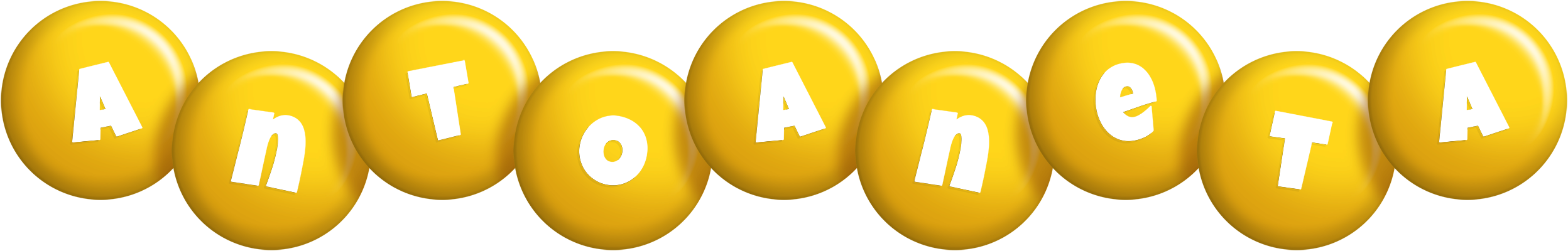 Antoaneta candy-yellow logo
