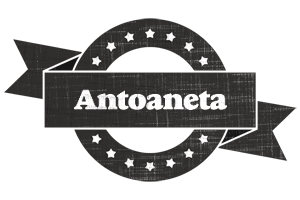 Antoaneta grunge logo
