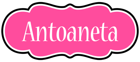 Antoaneta invitation logo