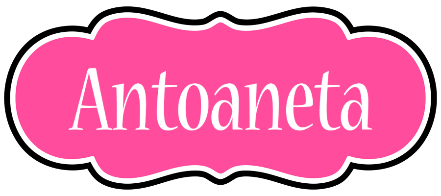 Antoaneta invitation logo
