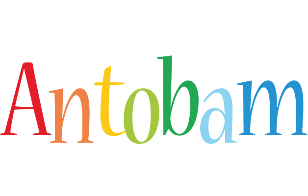 Antobam birthday logo