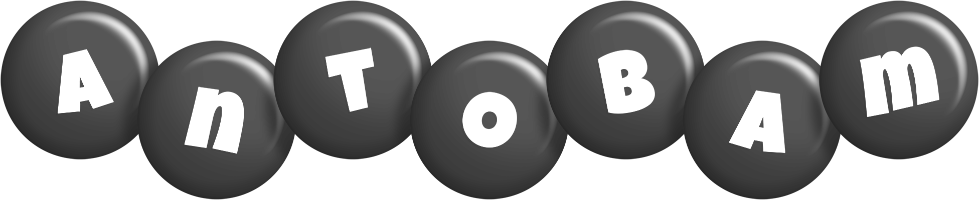Antobam candy-black logo