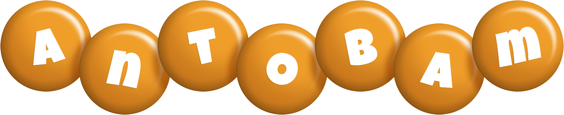 Antobam candy-orange logo