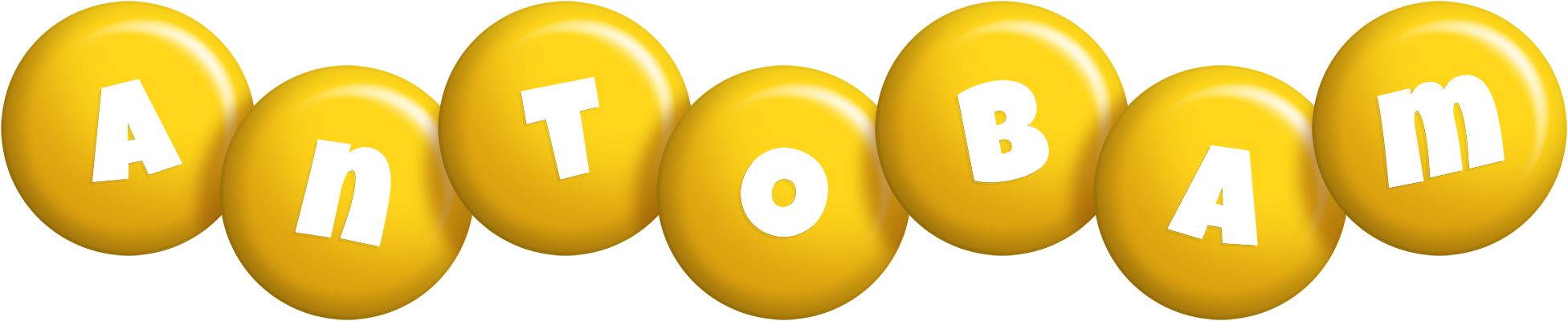 Antobam candy-yellow logo
