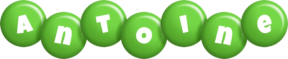 Antoine candy-green logo