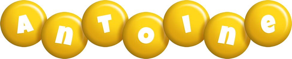 Antoine candy-yellow logo