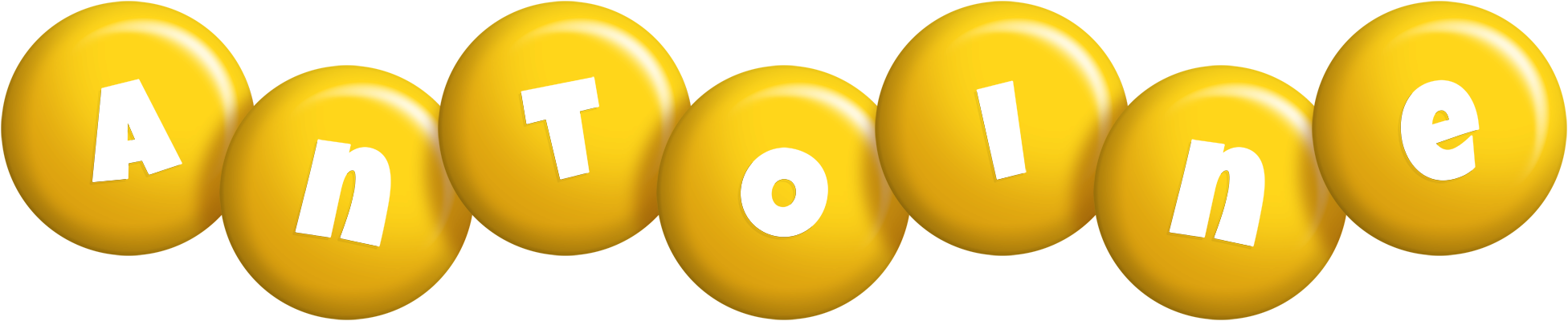 Antoine candy-yellow logo