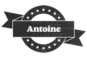 Antoine grunge logo