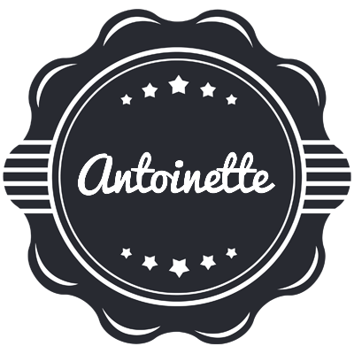 Antoinette badge logo