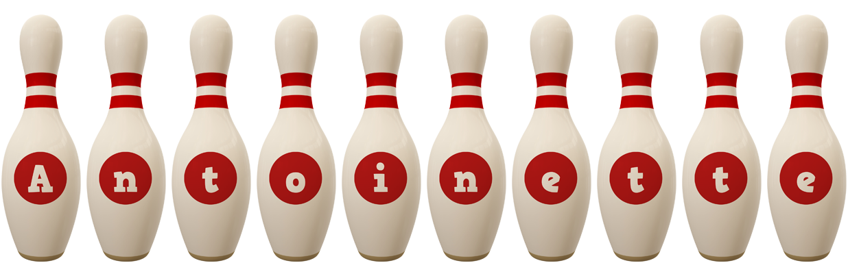 Antoinette bowling-pin logo