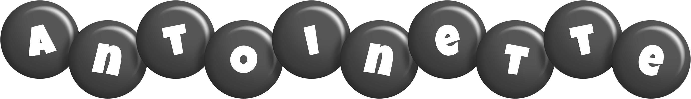 Antoinette candy-black logo