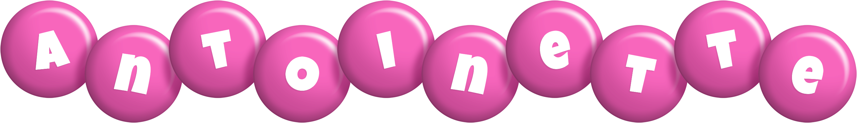 Antoinette candy-pink logo