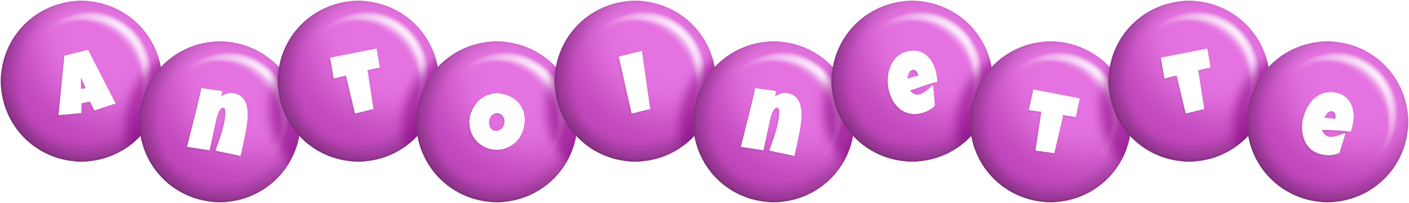 Antoinette candy-purple logo