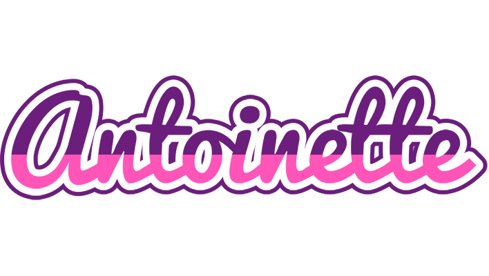 Antoinette cheerful logo