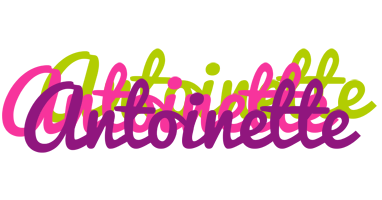 Antoinette flowers logo