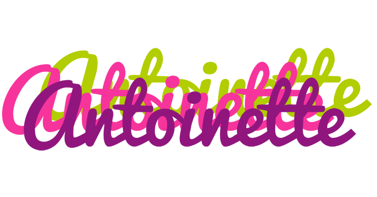 Antoinette flowers logo