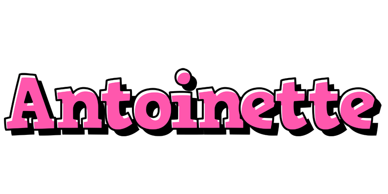 Antoinette girlish logo