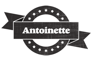 Antoinette grunge logo