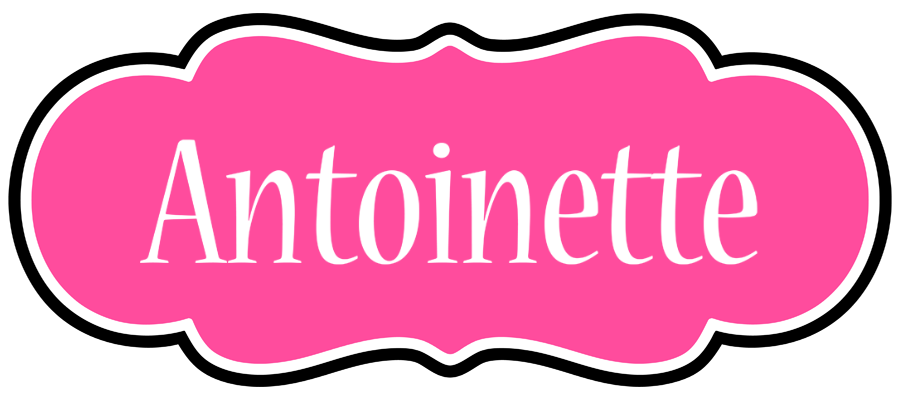 Antoinette invitation logo