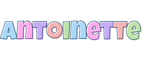 Antoinette pastel logo