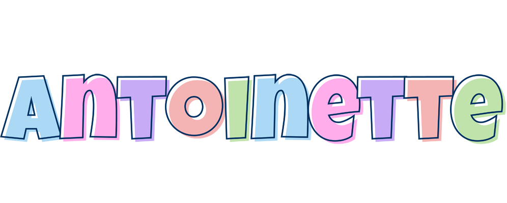 Antoinette pastel logo