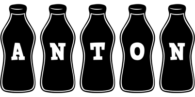 Anton bottle logo