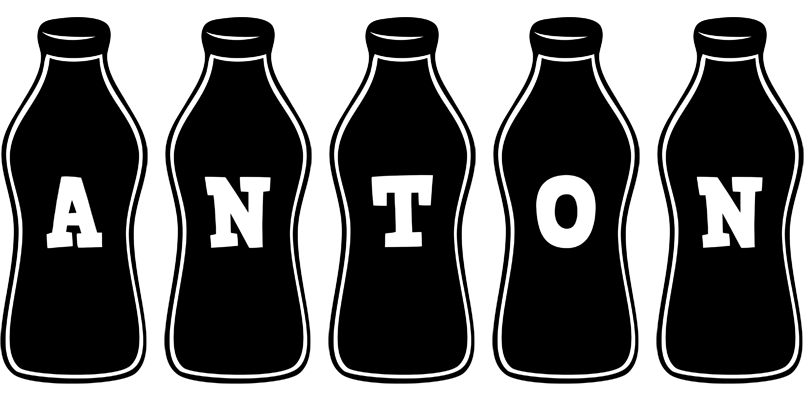 Anton bottle logo