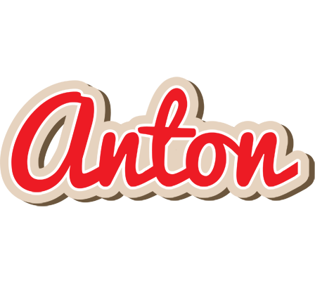 Anton chocolate logo