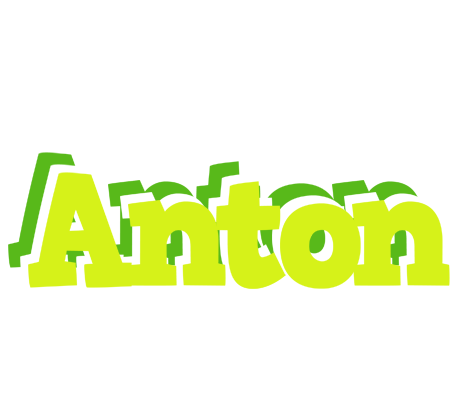 Anton citrus logo