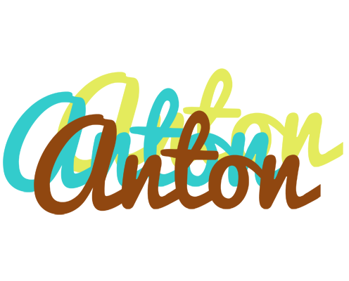 Anton cupcake logo