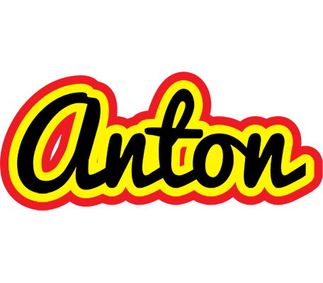 Anton flaming logo