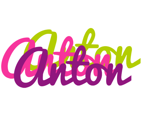 Anton flowers logo
